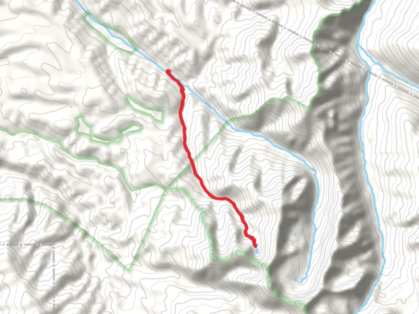 An image depicting the trail San Leonardo Lakes Trail and its surrounding area.