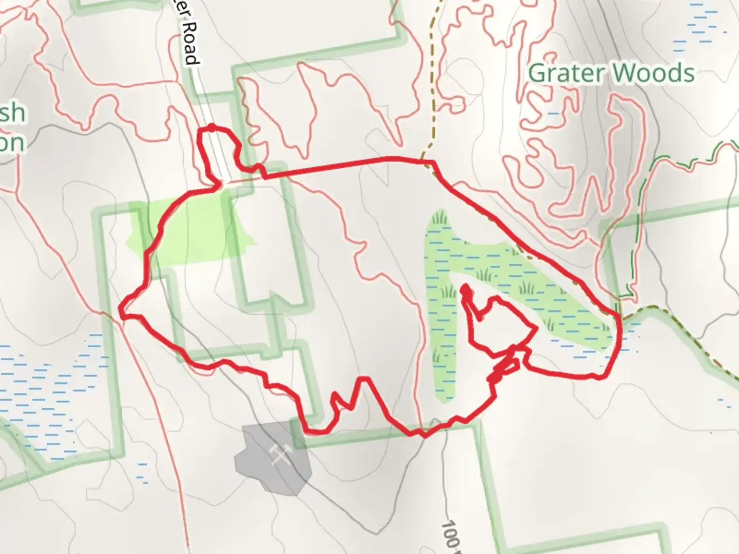 An image depicting the trail Silverfish Loop Trail and its surrounding area.