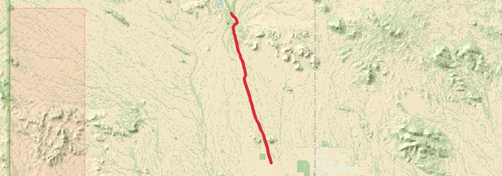 American Perimeter Trail - Southwest Primary stage 11 Map