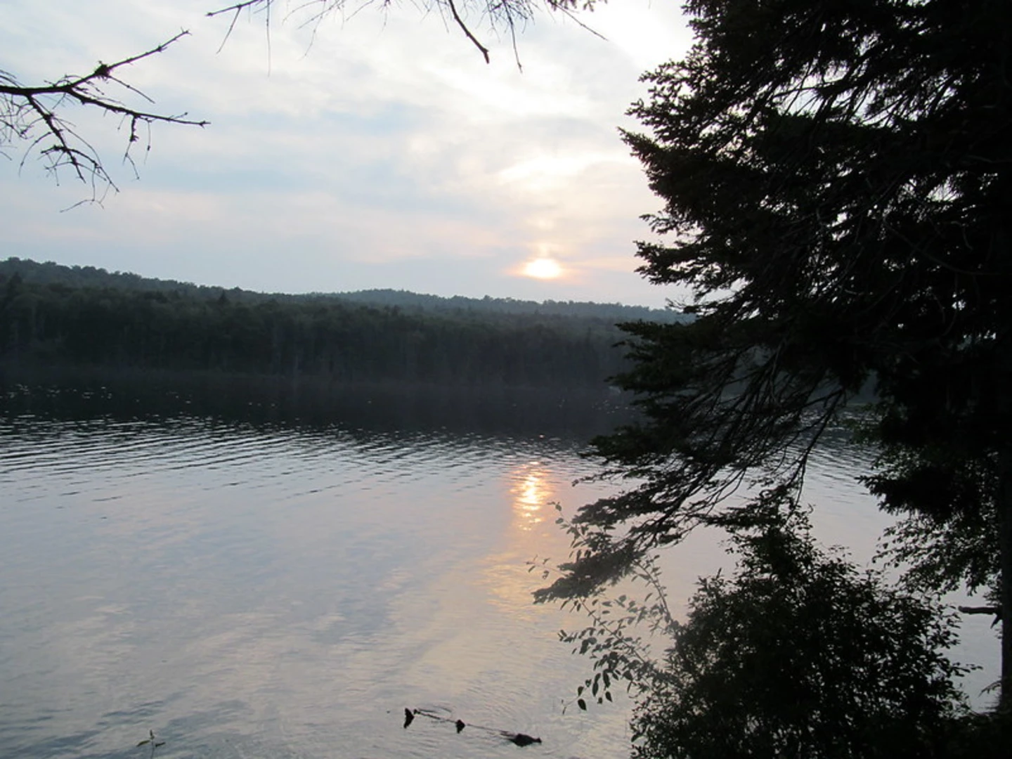 An image depicting the trail Northville Lake Placid Trail and its surrounding area.