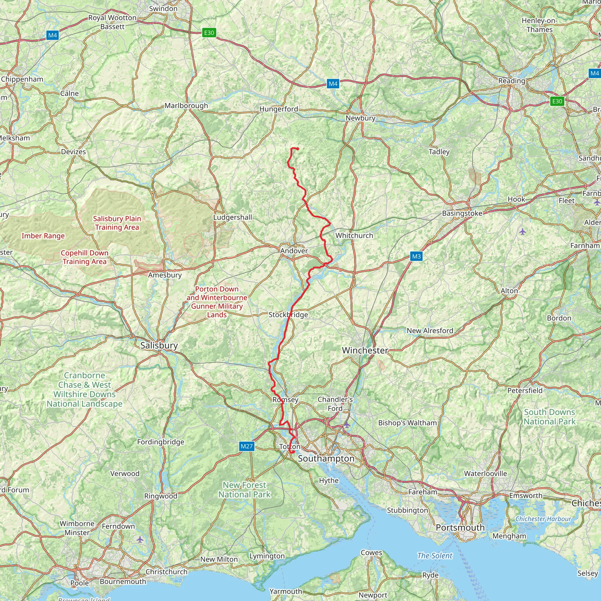 Test Way mobile static map