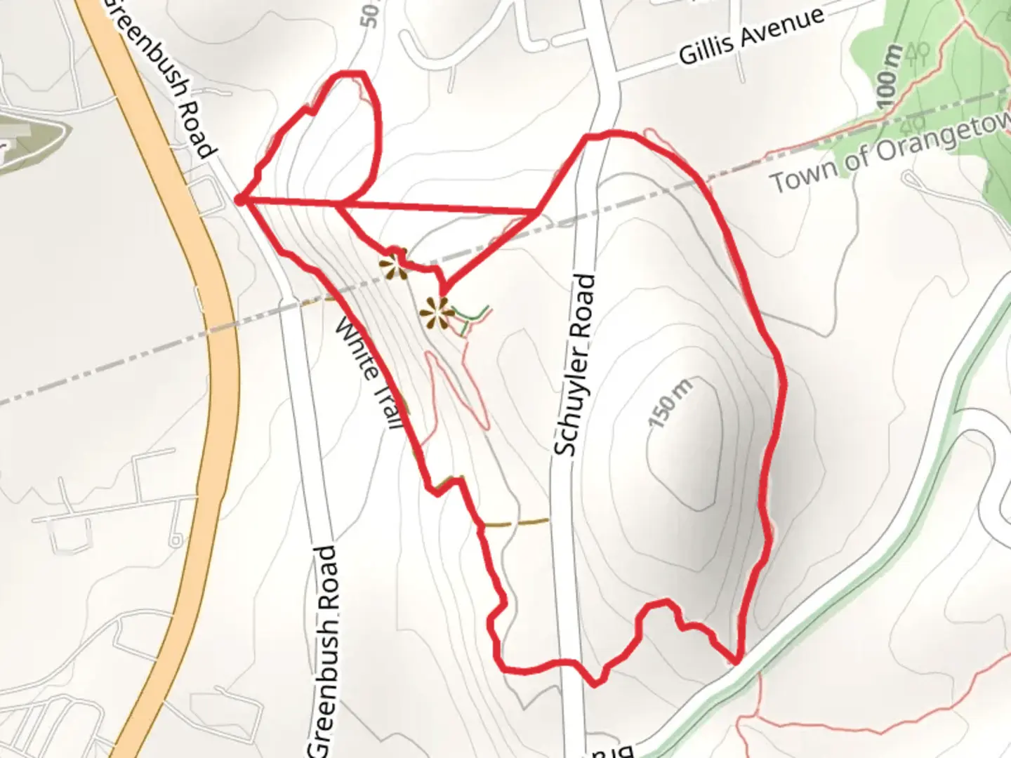 An image depicting the trail Schuyler Loop Trail and its surrounding area.