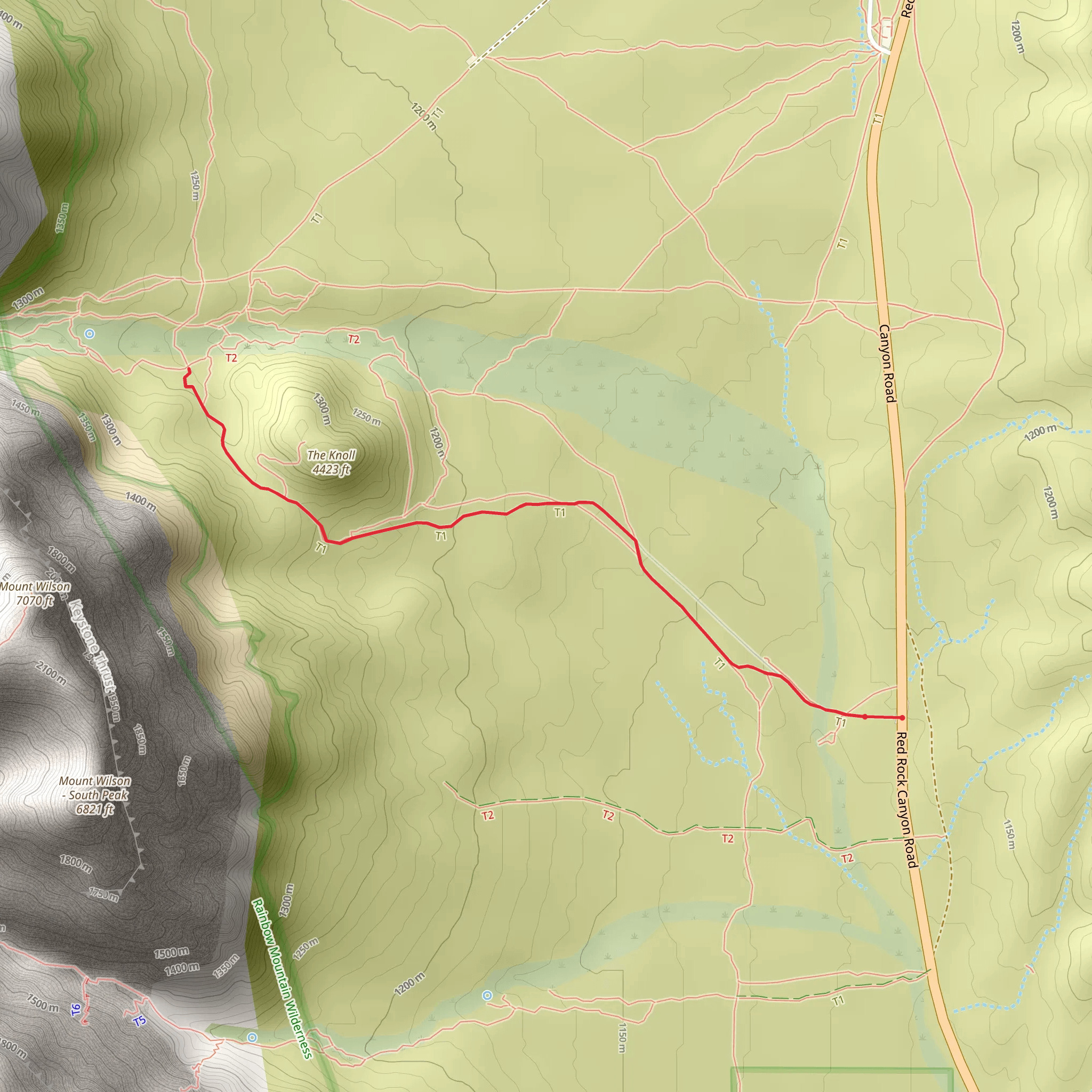 Chinle and South Oak Creek mobile static map