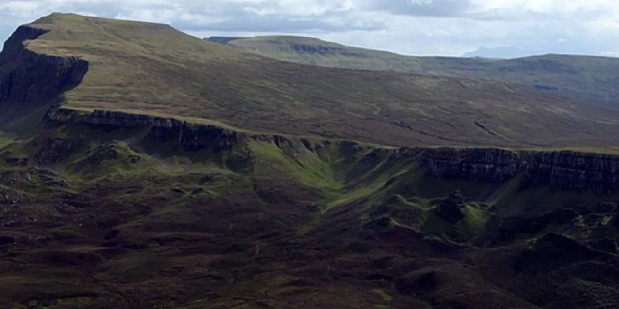 An image depicting the trail Beinn Edra from The Fairy Glen and its surrounding area.