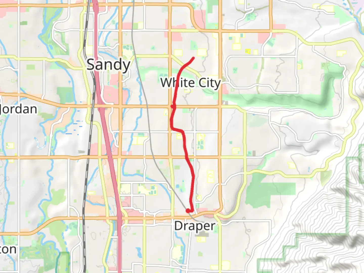 An image depicting the trail White City Canal Trail and its surrounding area.
