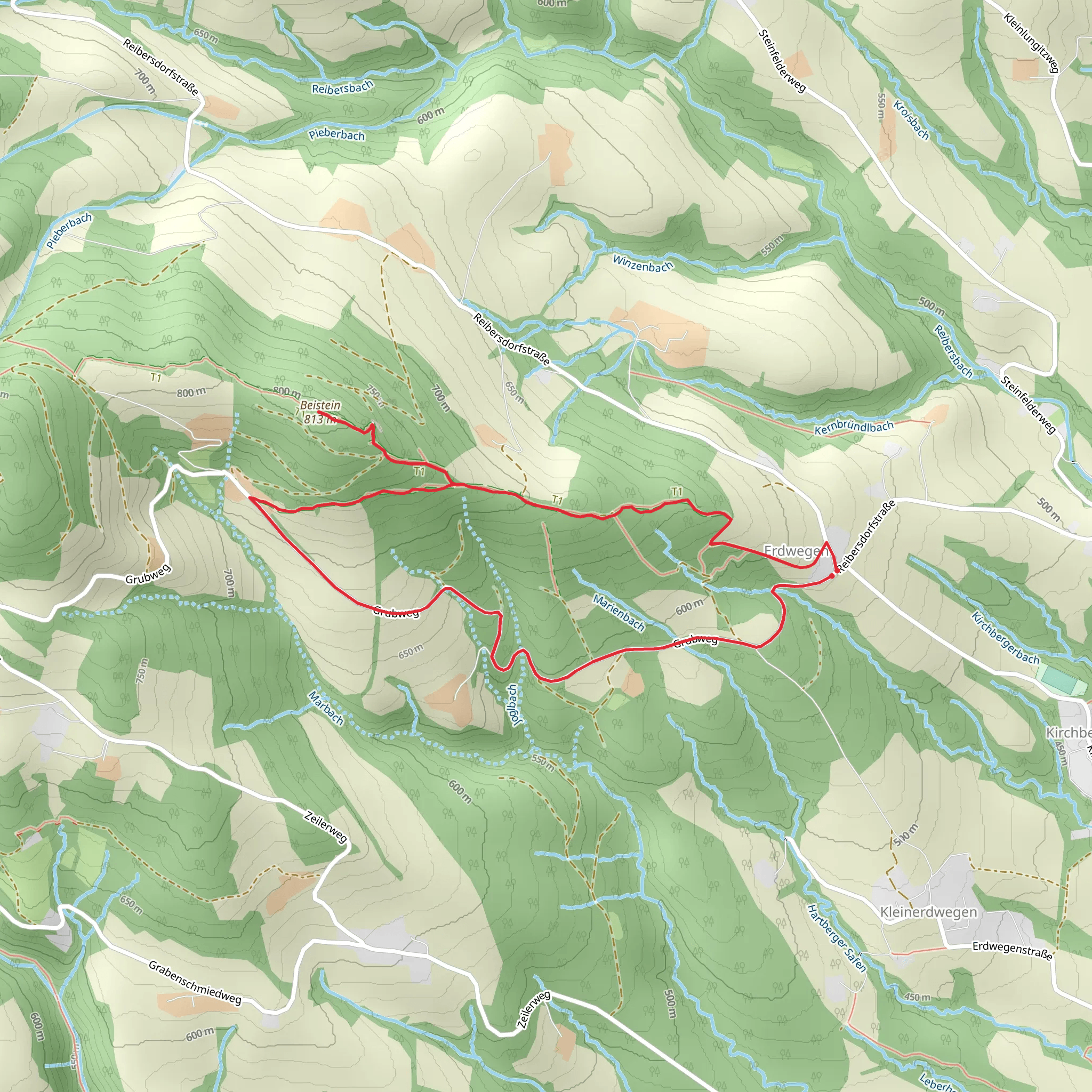 Grafendorf - Small Beistein Hike mobile static map