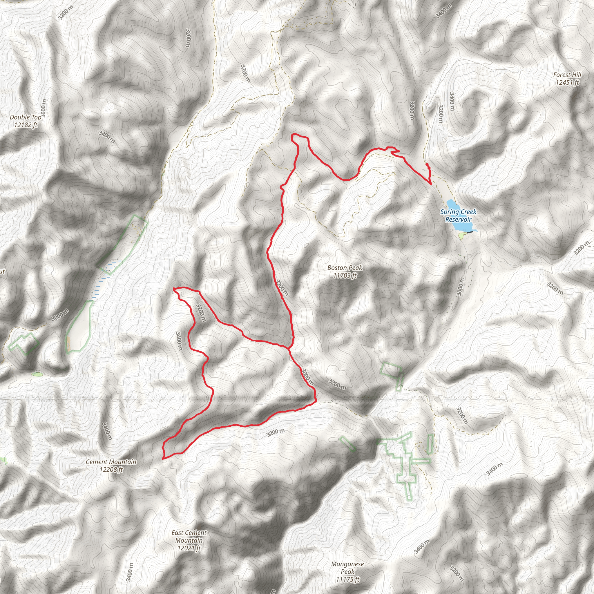 Rosebud - Deadman Gulch- Bear Creek Loop Trail mobile static map