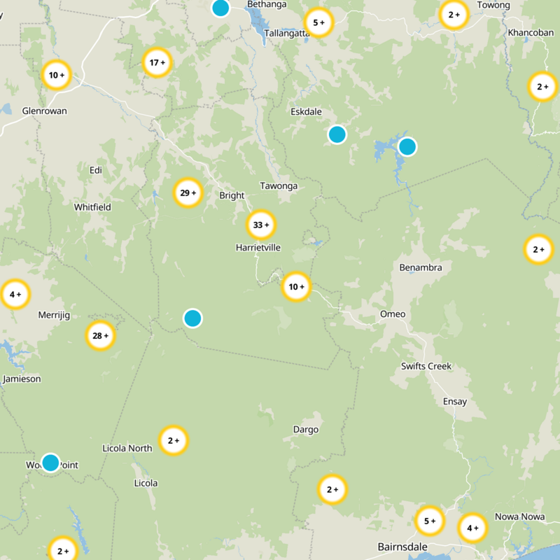 Hotham Heights Static Map