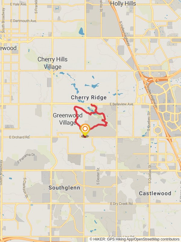 High Line Canal Trail and Majrjorie Perry Nature Preserve Loop