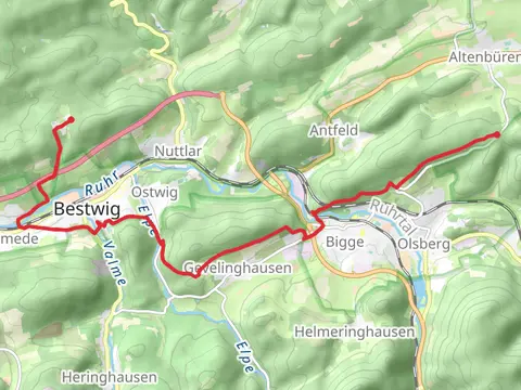 Langer Berg to Fockinghausen Walk