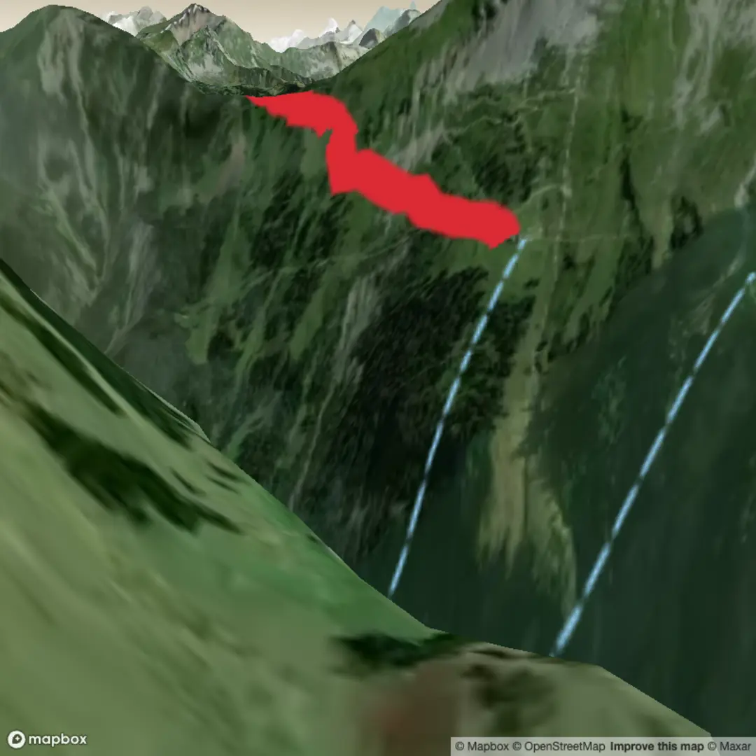 An image depicting the trail Biwaldalp to Musenalp and its surrounding area.