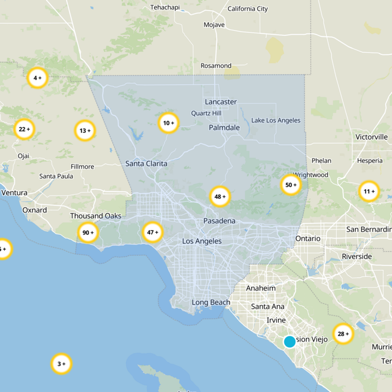Los Angeles Static Map