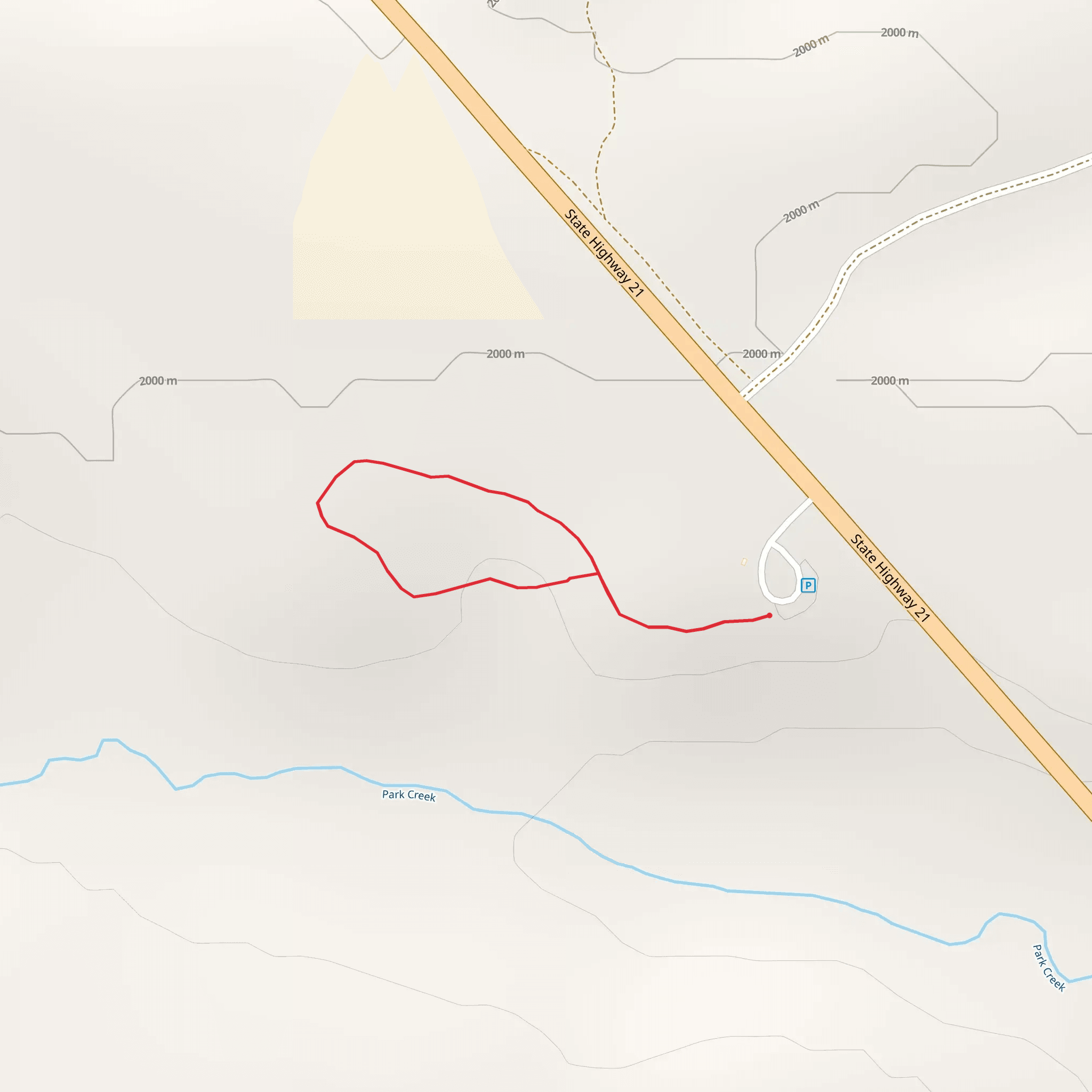 Lupine Loop mobile static map