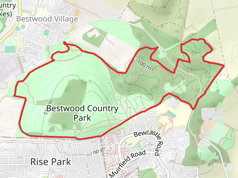 Bestwood Country Park Long Loop