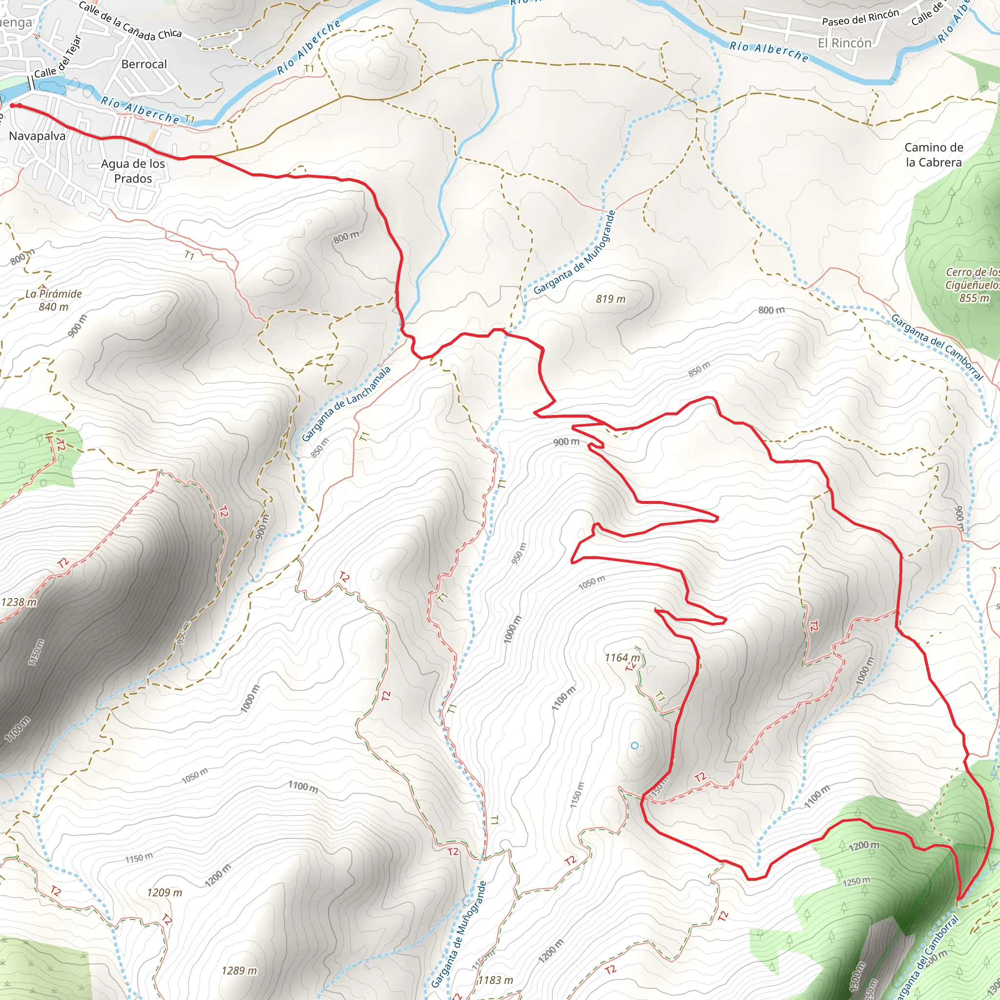 Cambronal Ravine mobile static map