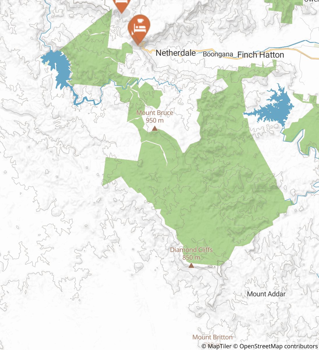 Mackay Highlands Great Walk Queensland Campgrounds and Places to