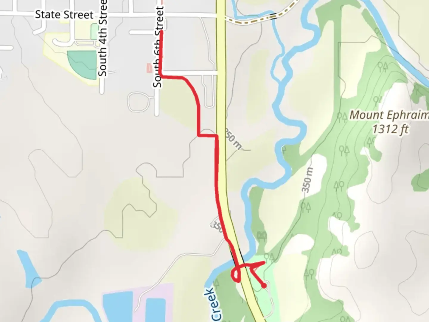 An image depicting the trail Little Dog Lost Walking Trail and its surrounding area.