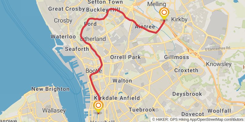 Leeds and Liverpool Canal Walk stage 10 Map