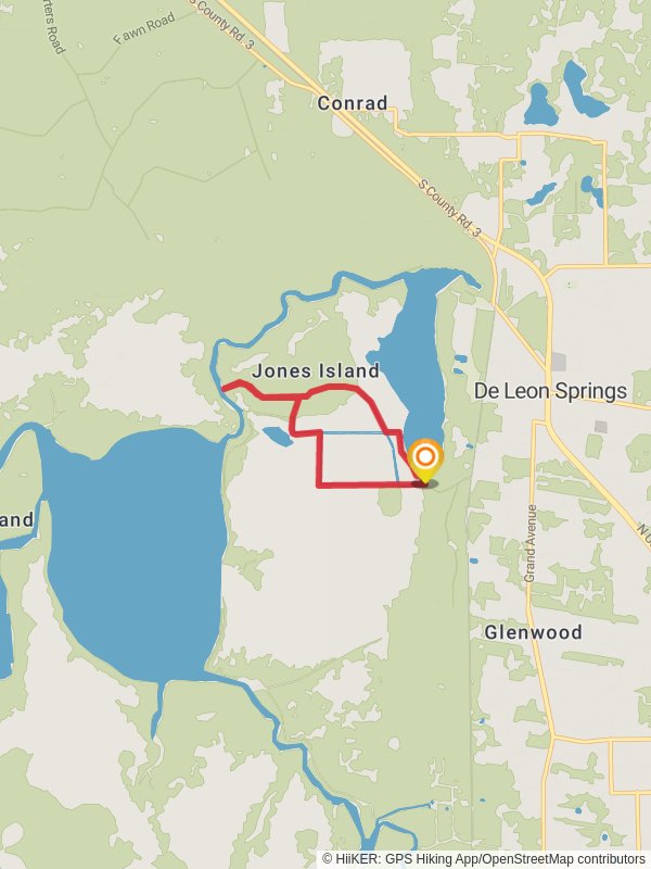 Pontoon Landing Trail Loop mobile static map