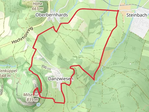 Milseburg Loop from Steinbach