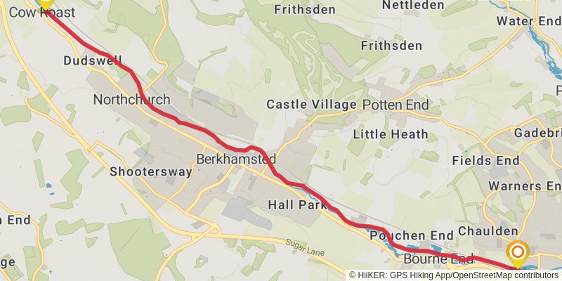 Chiltern Way alt 1 Map