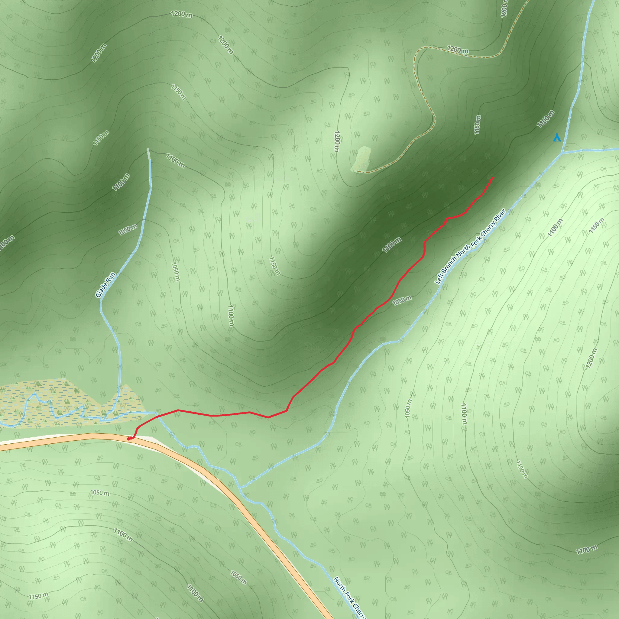 Eagle Camp Trail mobile static map
