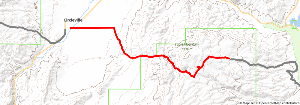 American Discovery Trail South Route stage 318 Map