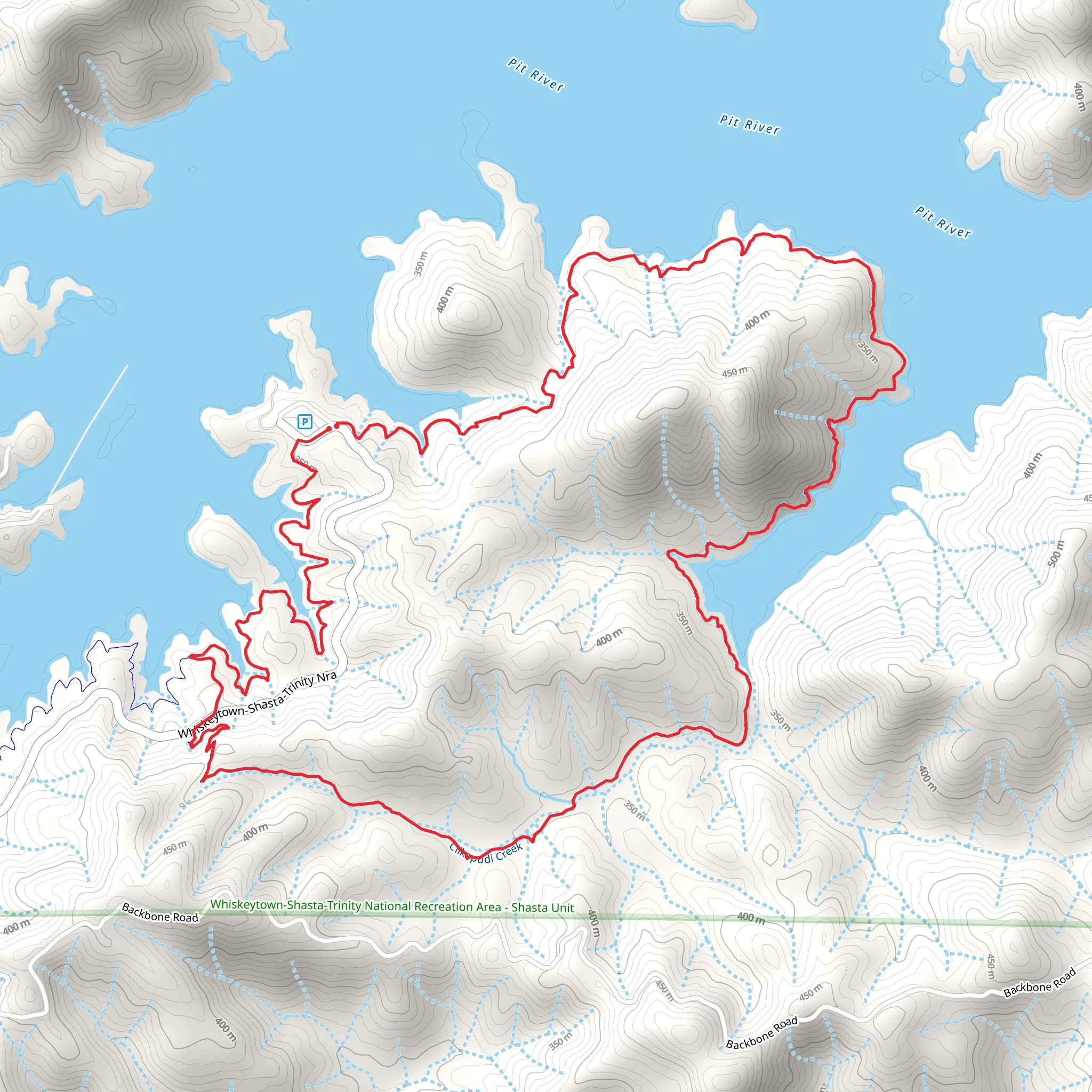 Clikapudi Loop Trail mobile static map