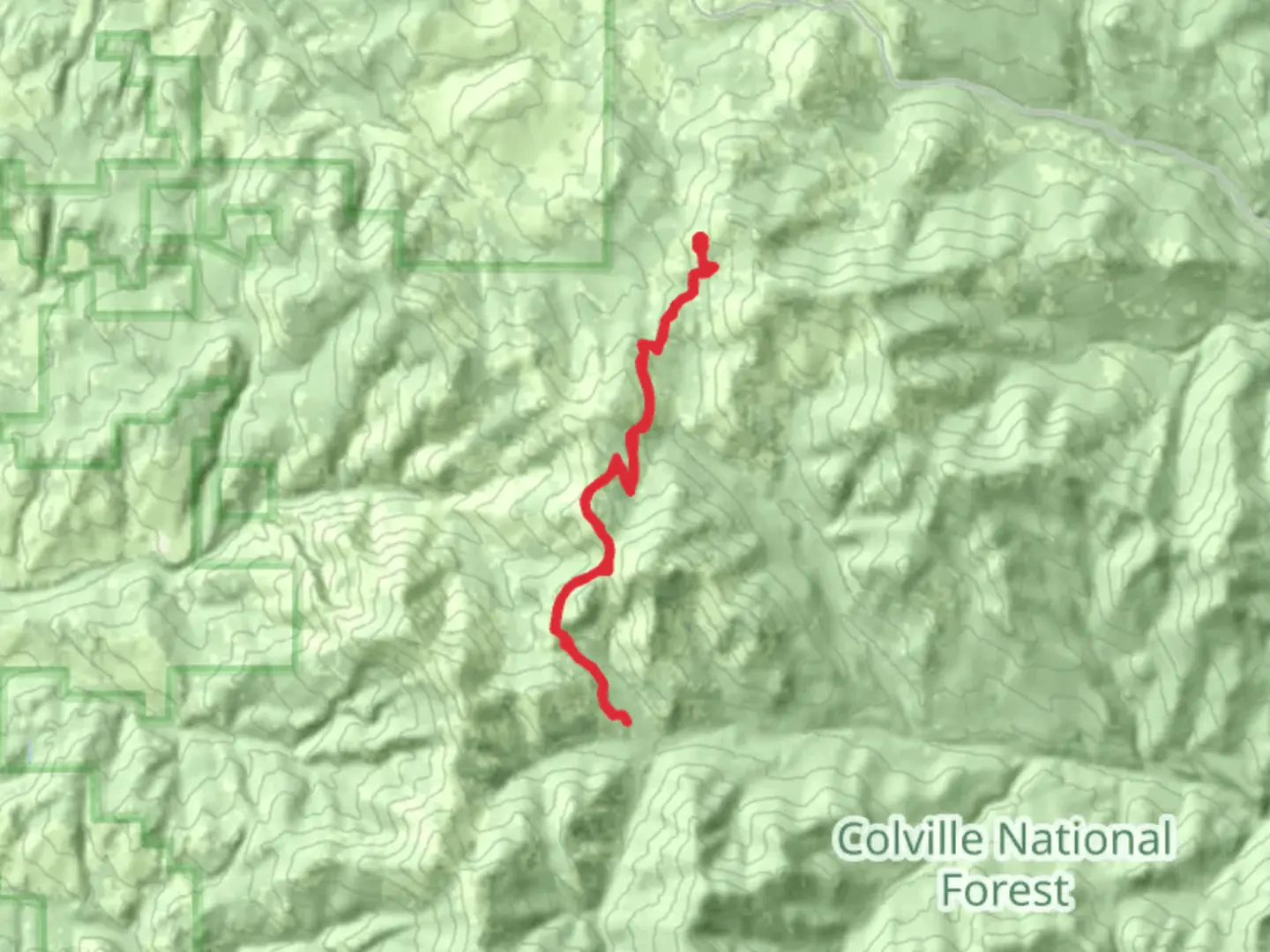 An image depicting the trail Ryan Cabin via Pacific Northwest Trail and its surrounding area.