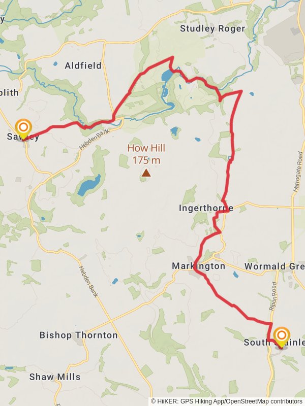 Ripon Rowel Walk Leg 2 South Stainley to Sawley North Yorkshire