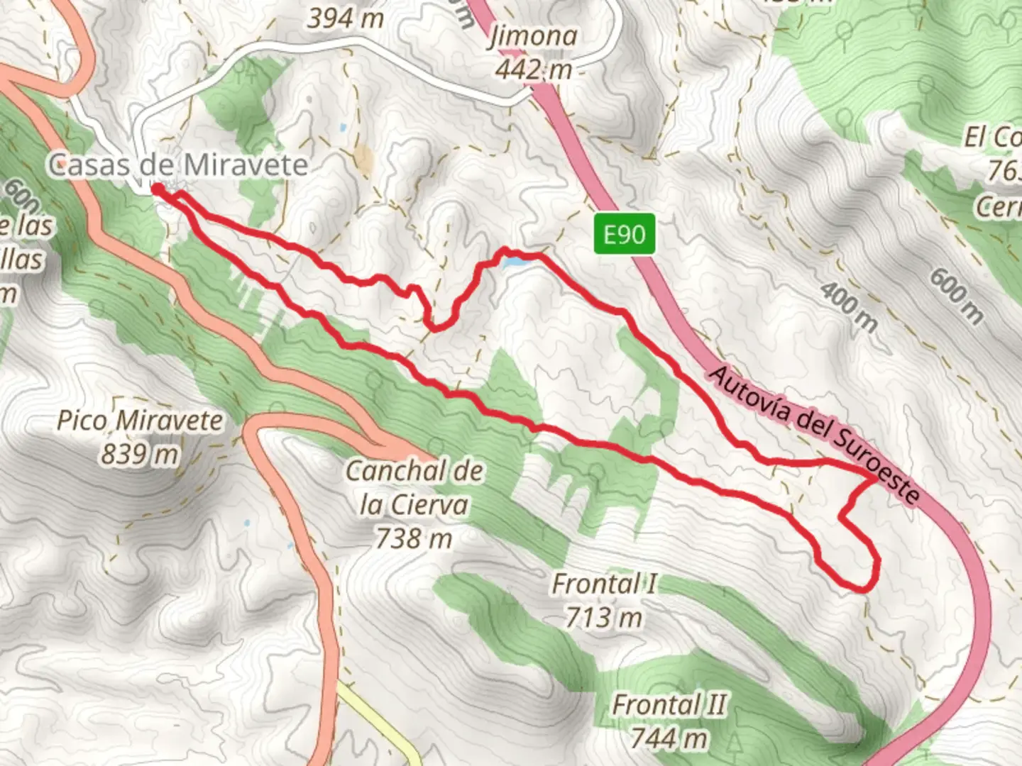 An image depicting the trail La Pinuela PR CC 64 and its surrounding area.