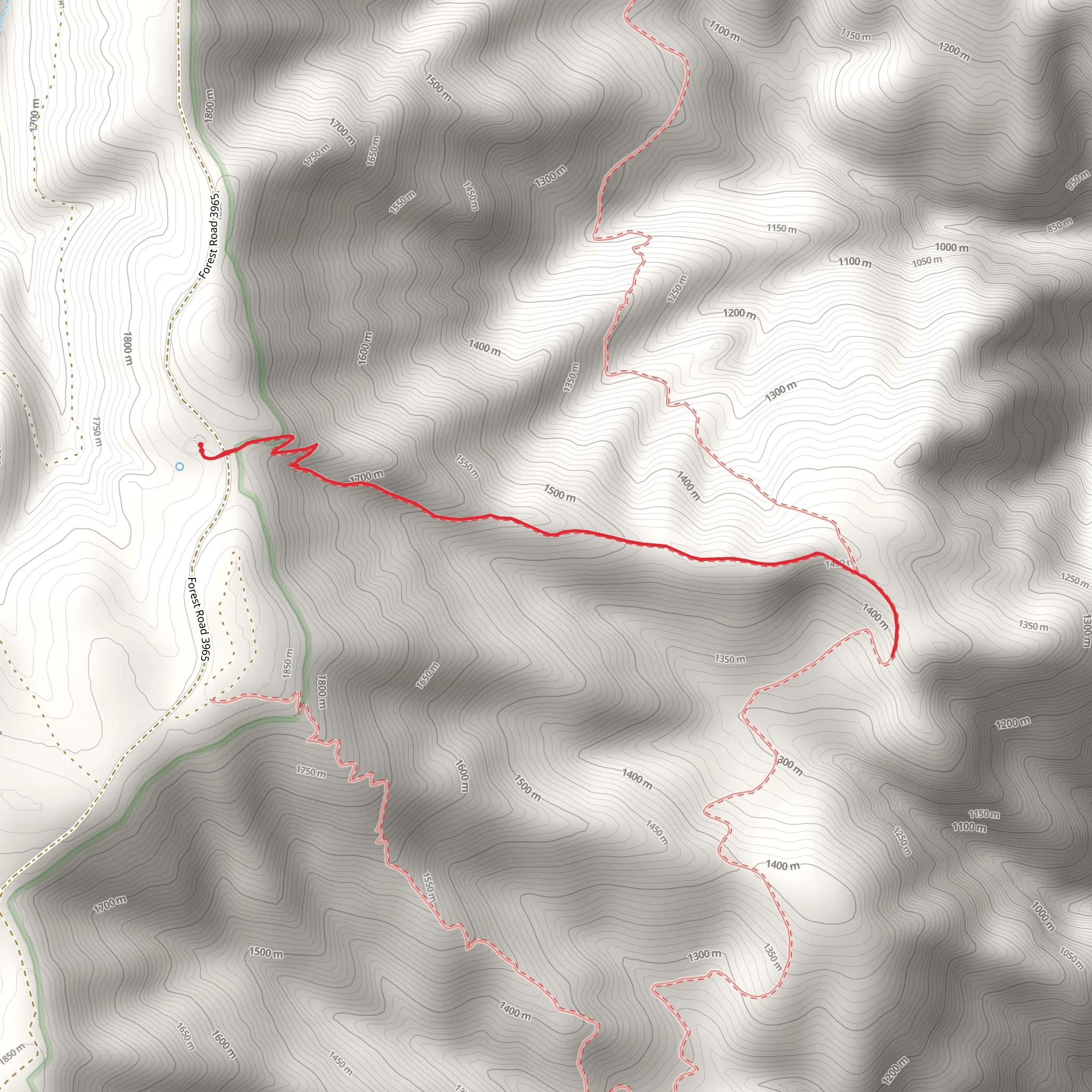 Buck Creek Trail mobile static map
