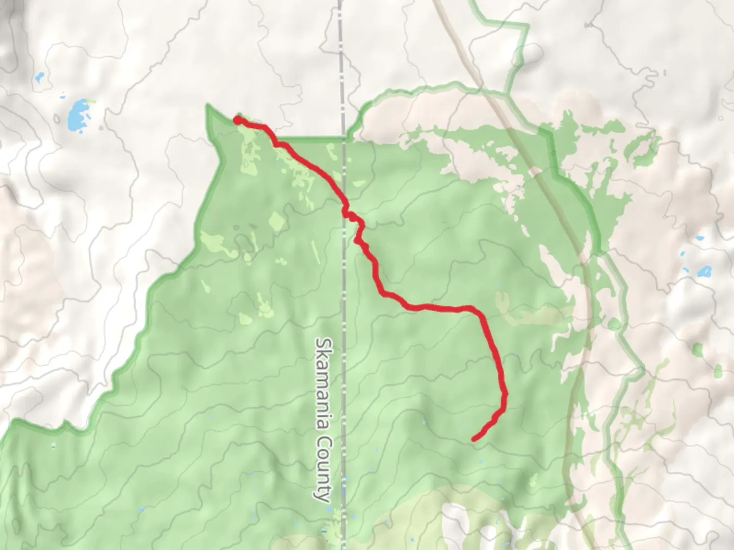 An image depicting the trail Muddy Meadows Trail and its surrounding area.