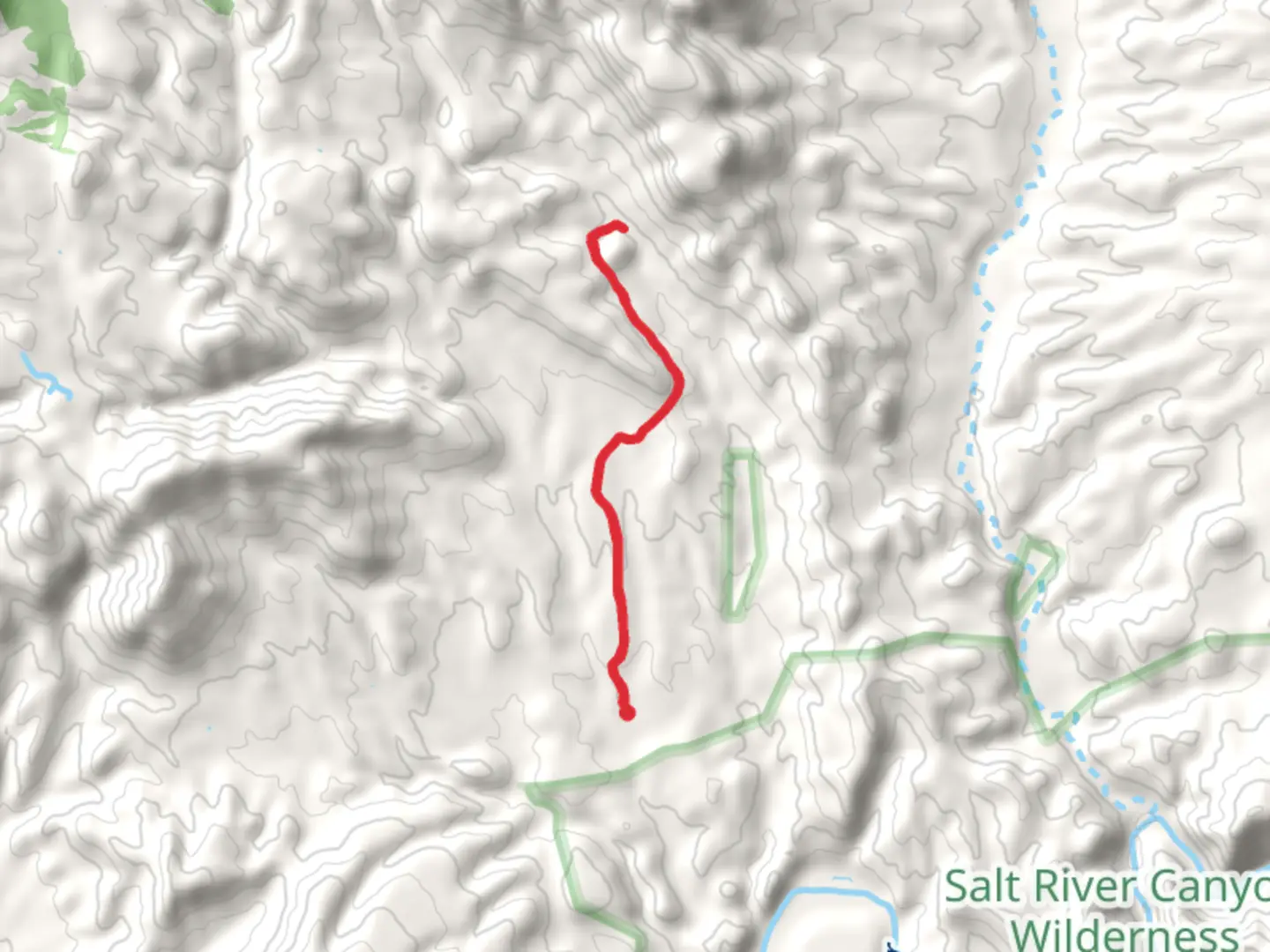 An image depicting the trail Coon Creek and its surrounding area.