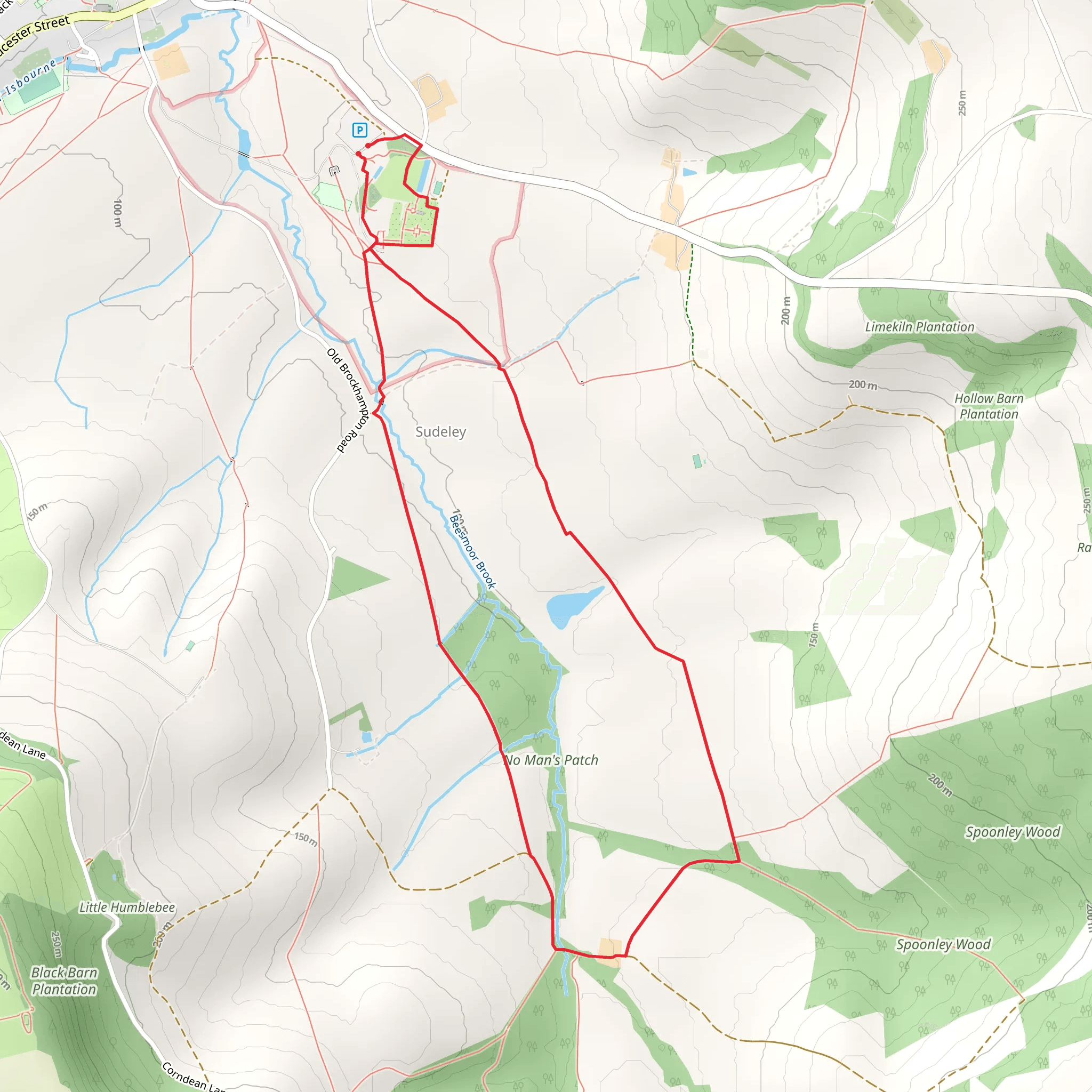 Sudeley Castle Loop mobile static map