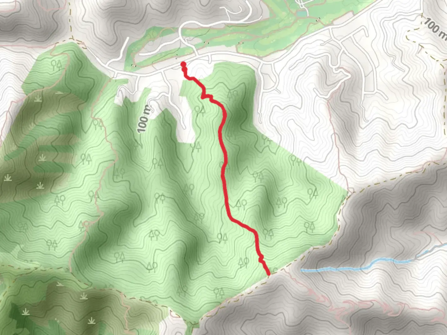 An image depicting the trail Ignacio Valley Preserve and its surrounding area.