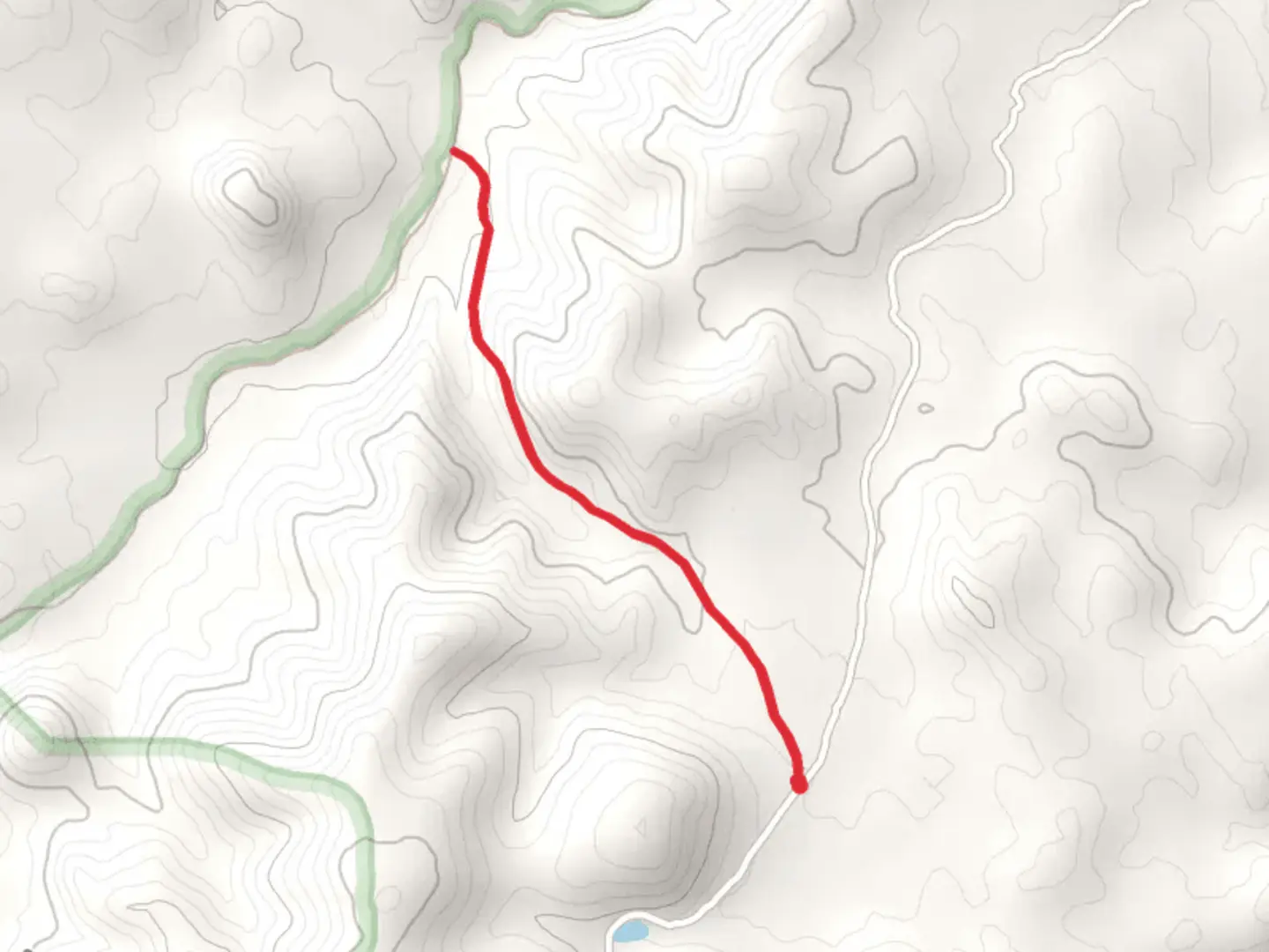 An image depicting the trail Upper Graver Wash Trail and its surrounding area.