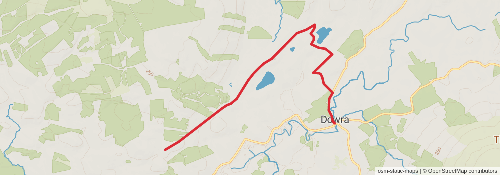 Miner's Way and Historical Trail stage 7 Map