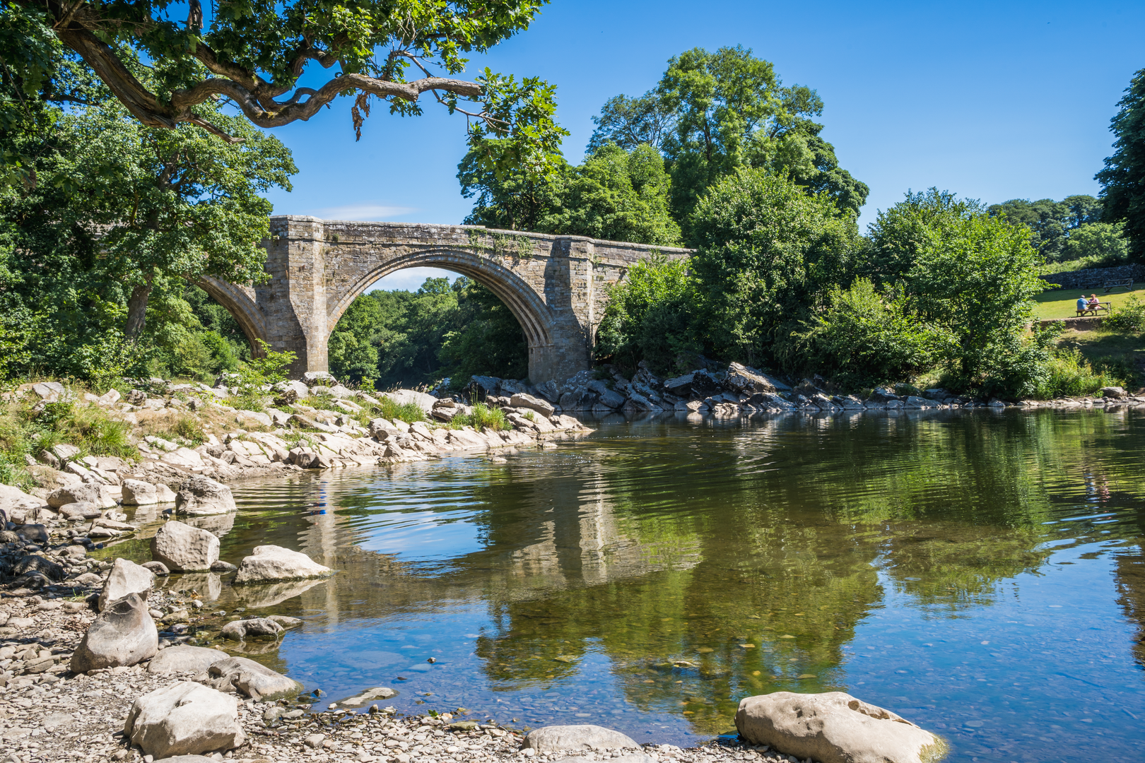 An image depicting the trail Devil's Bridge Wander Walk and its surrounding area.