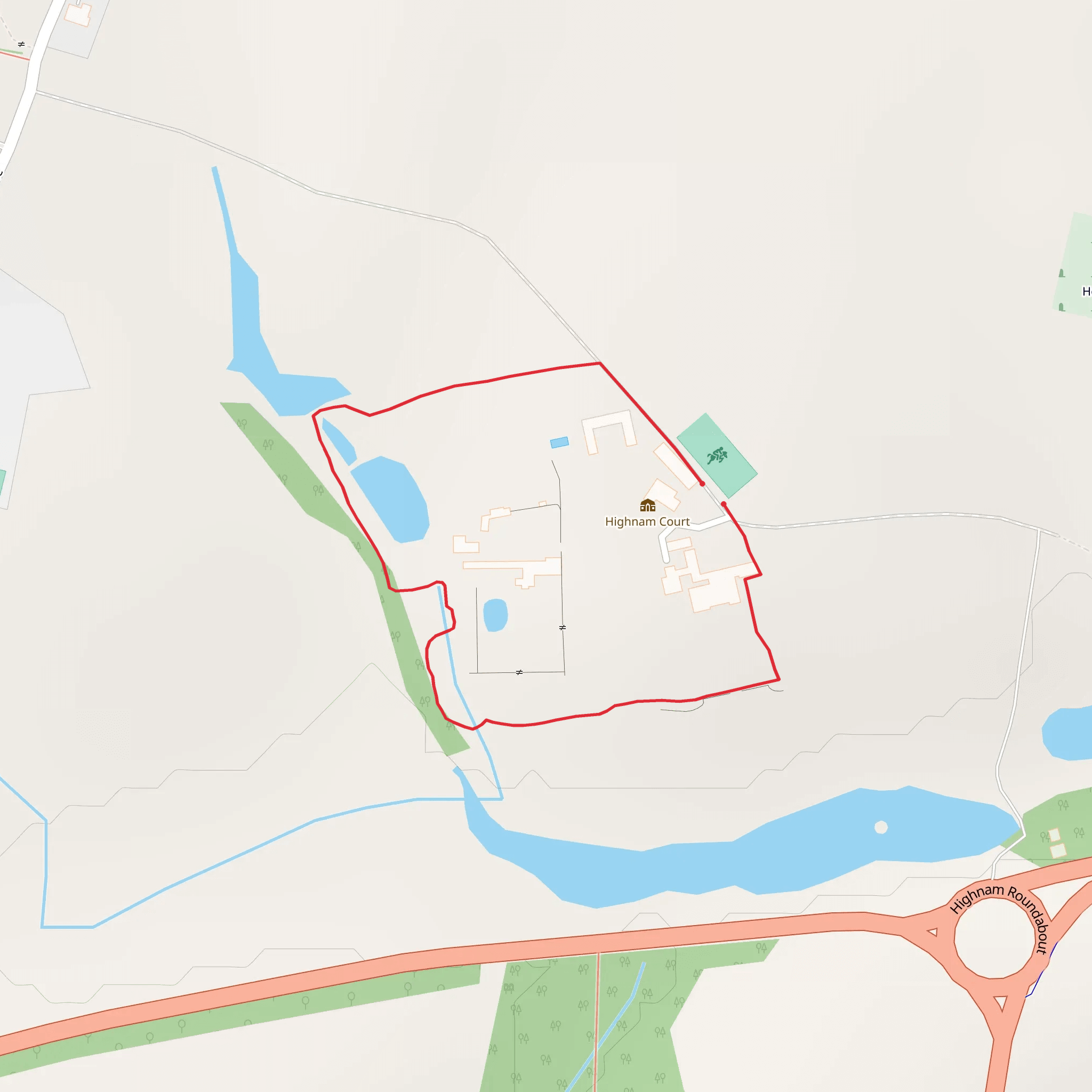 Highnam Court Loop mobile static map