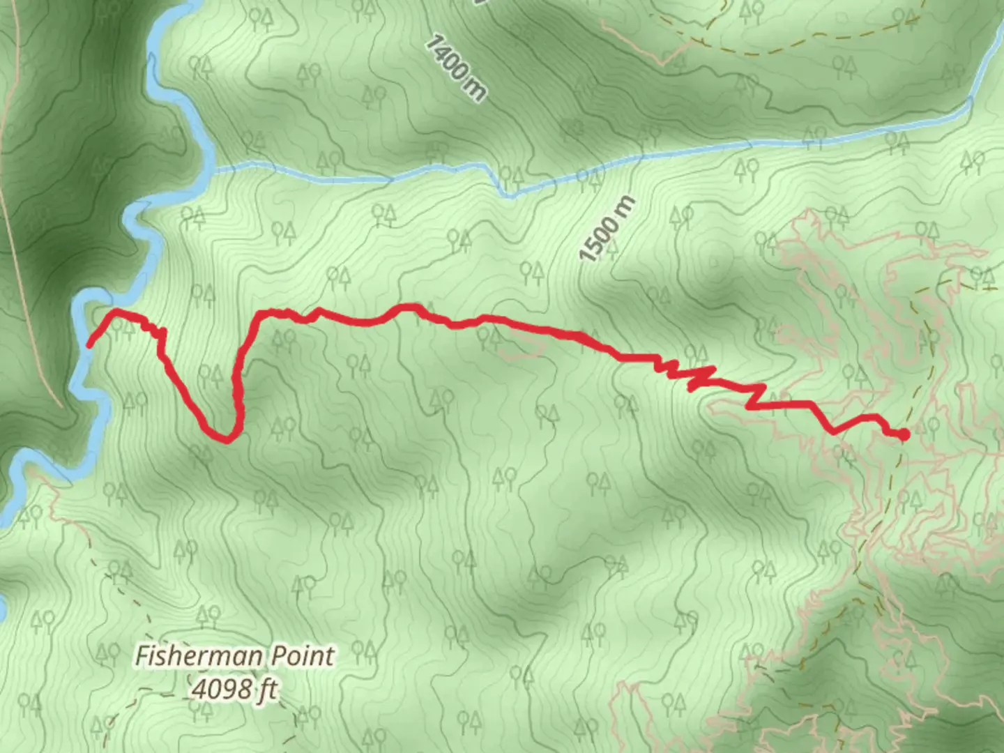 An image depicting the trail Webster Trail and its surrounding area.