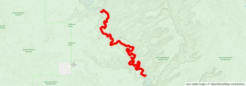 Southwestern Horseshoe Trail stage 26 Map