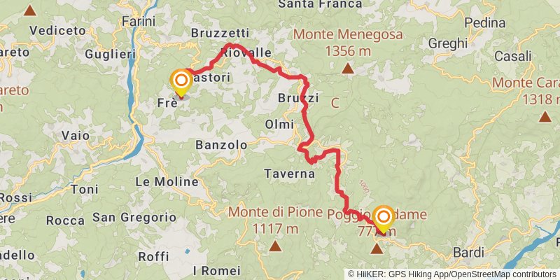 Via degli Abati stage 3 Map