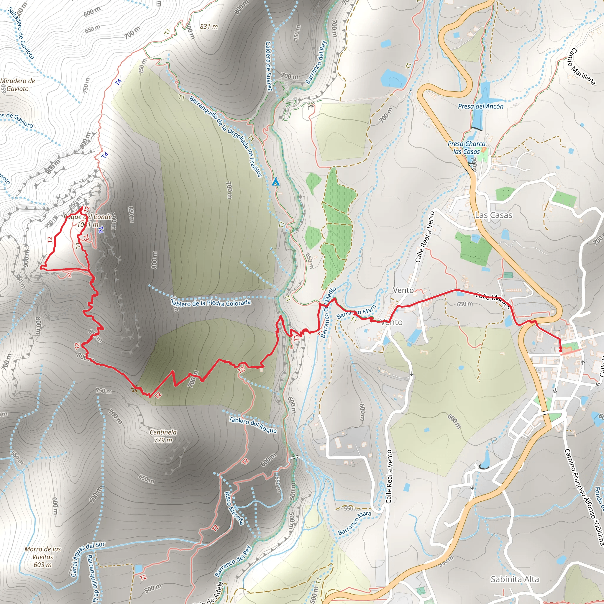 Roque del Conde SL TF 218 mobile static map