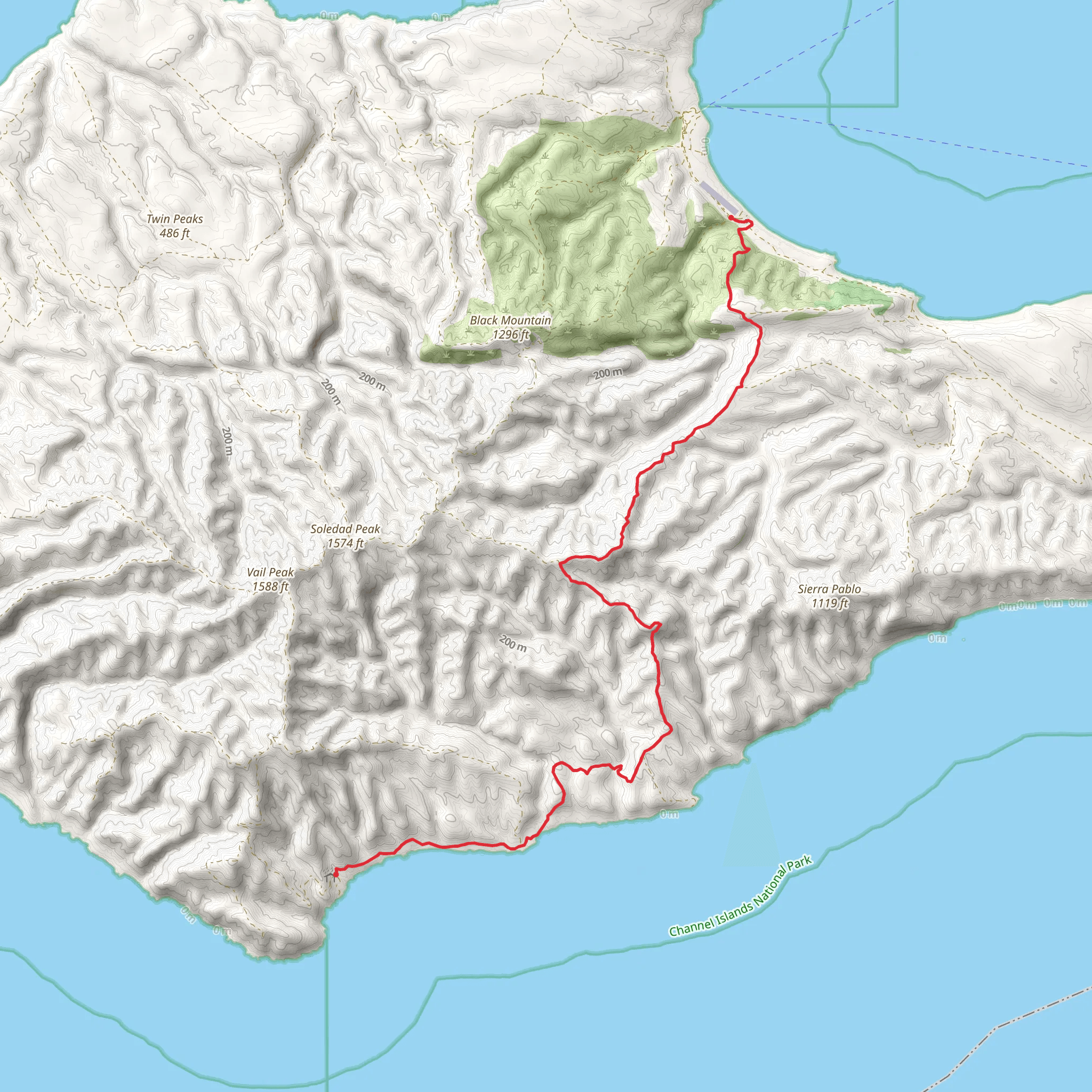 South Road Trail mobile static map