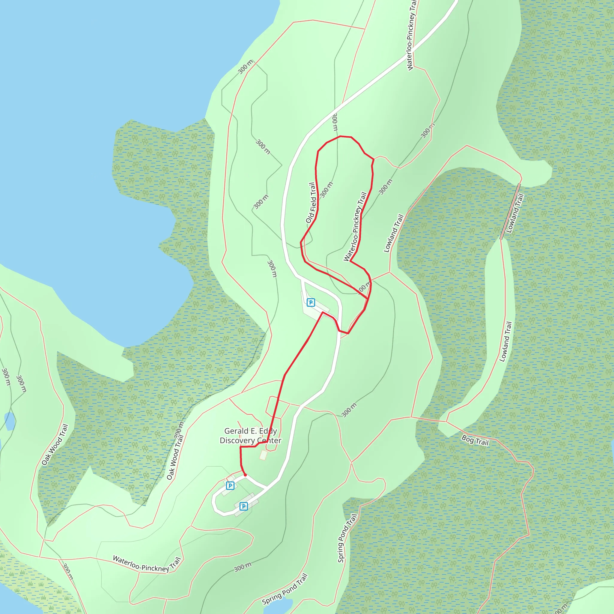 Old Field Trail mobile static map