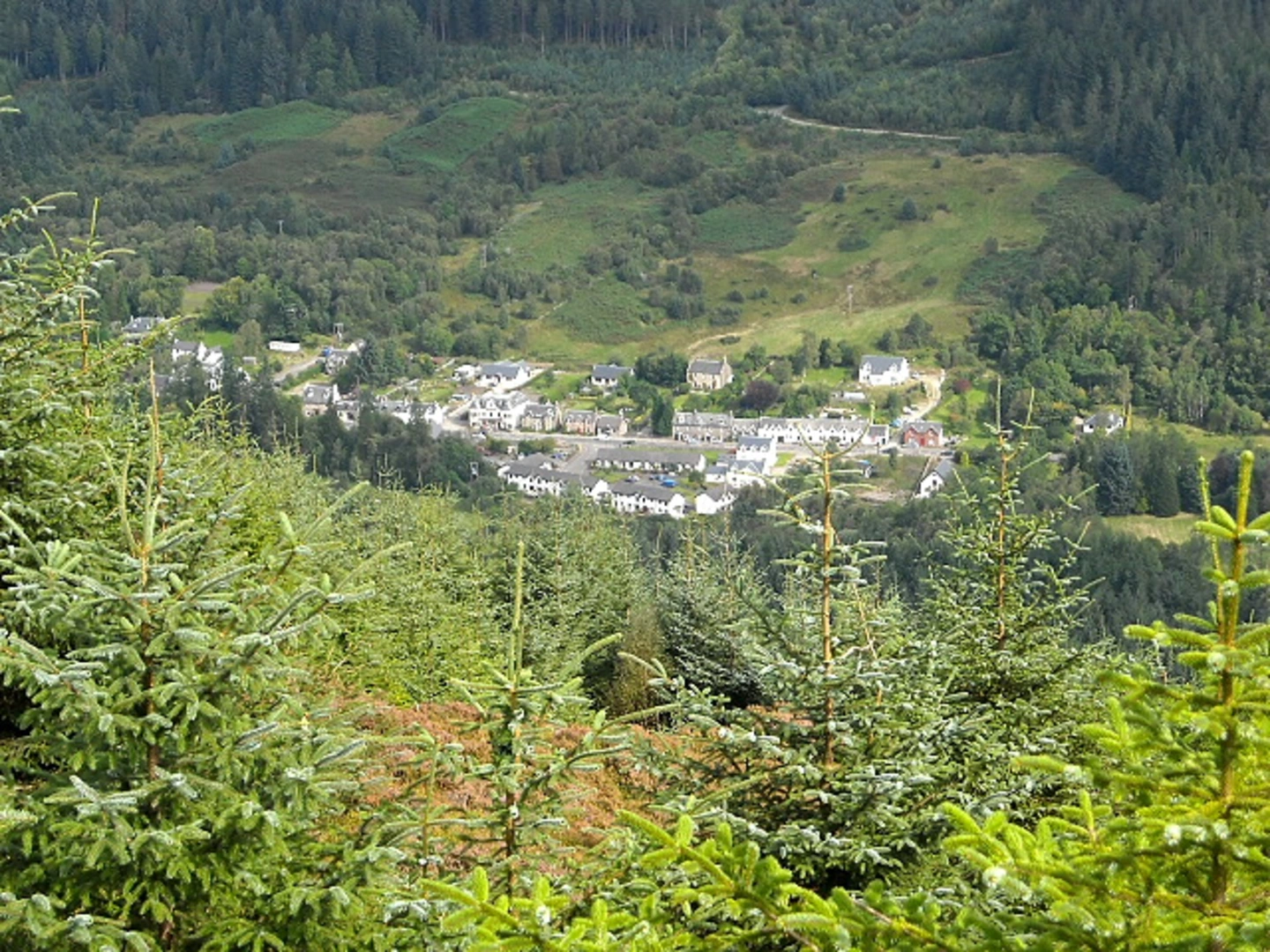 An image depicting the trail An Sithean and Beinn an t-Sìdhean Loop from Strathyre and its surrounding area.