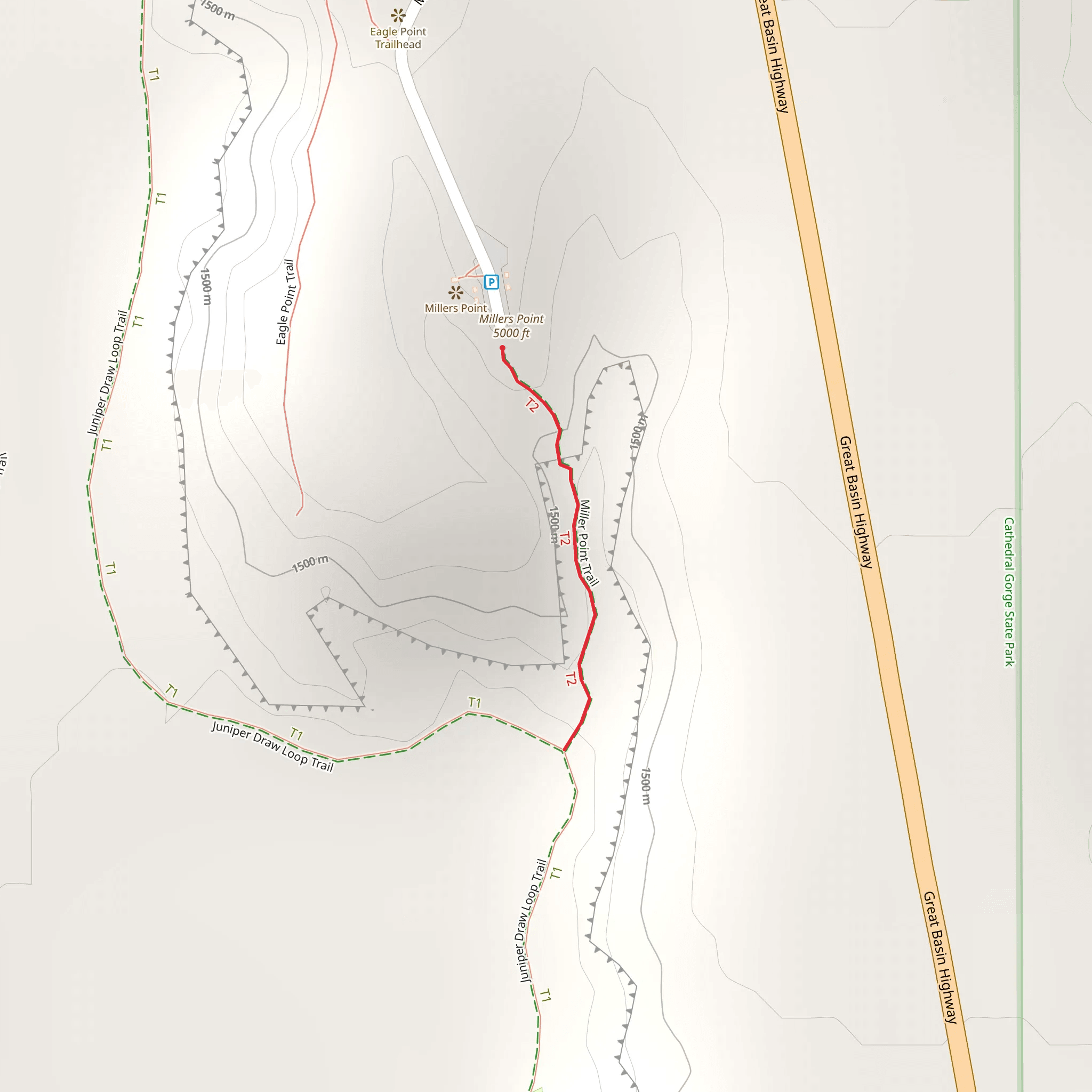 Millers Point mobile static map