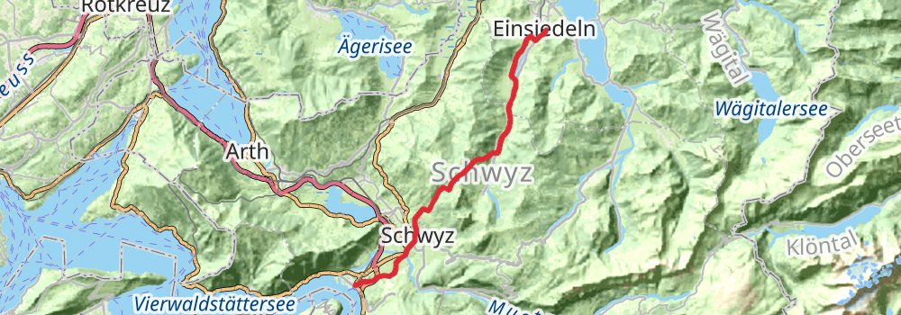 Camino Blumberg-Geneva via Frauenfeld stage 9 Map
