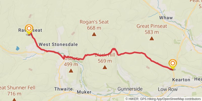 Wild Yorkshire Way stage 15 Map